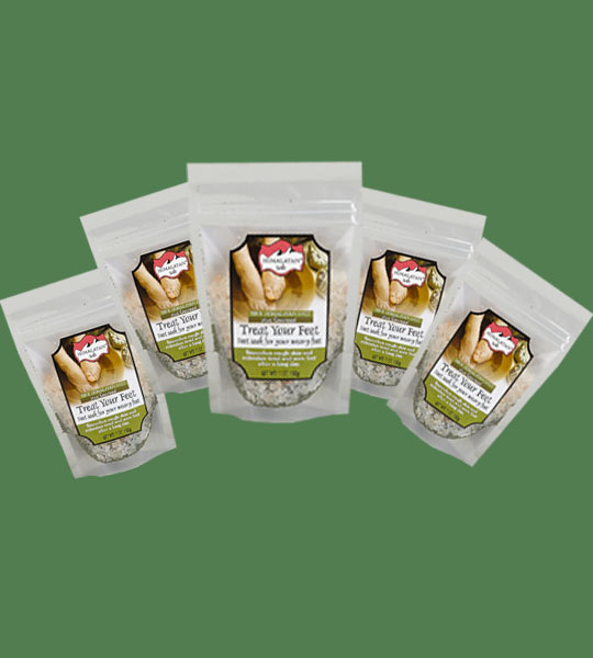 Himalayan Salt Treat your feet plus seaweed 200g 5 bags